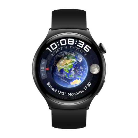 Huawei WATCH 4 3,81 cm (1.5") AMOLED 46 mm Digitalno 466 x 466 pikseli Ekran osjetljiv na dodir Crno Wi-Fi GPS