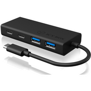 ICY BOX IB-HUB1426-CPD USB 3.2 Gen 1 (3.1 Gen 1) Type-C 5000 Mbit/s Crno