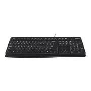 Logitech K120 Corded Keyboard tipkovnica USB QWERTY Engleski Crno