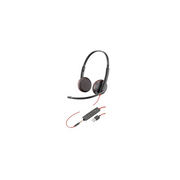 HP Poly Blackwire 3225 Stereo USB-A Headset (Bulk) Žičano Obruč za glavu Ured / pozivni centar USB Tip-A Crno