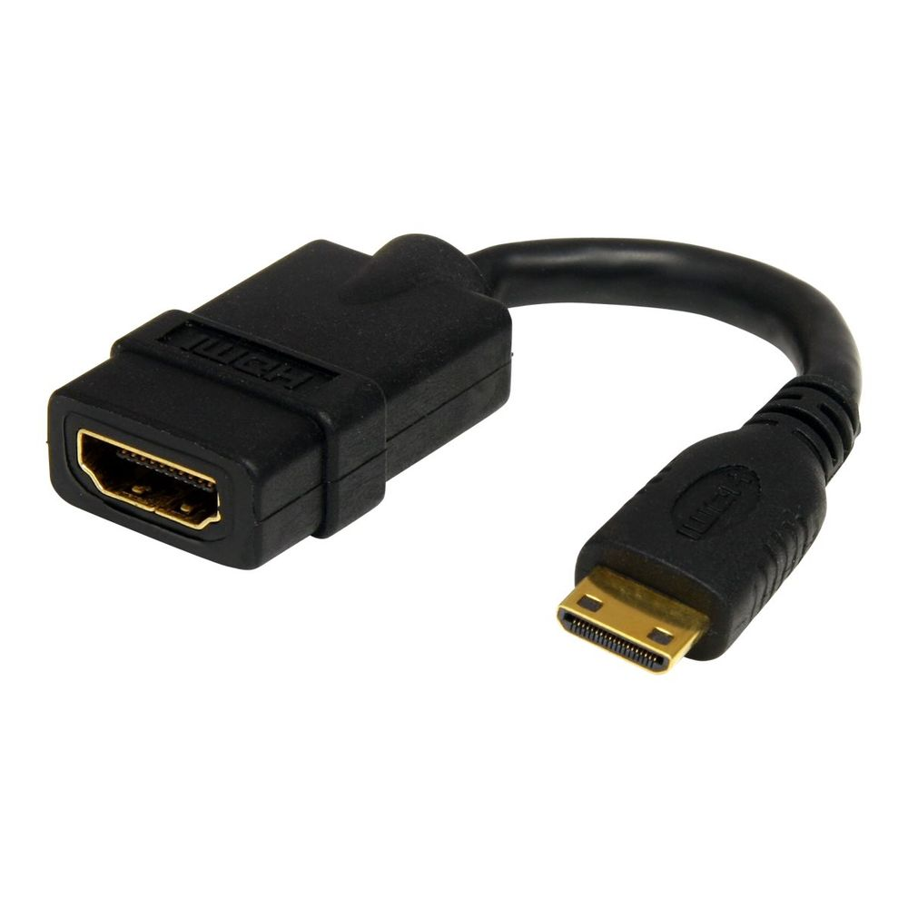 StarTech.com HDACFM5IN HDMI kabel 0,127 m Mini HDMI Crno