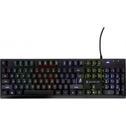 SureFire KingPin X2 tipkovnica Igranje USB AZERTY Francuski Crno, Metalno