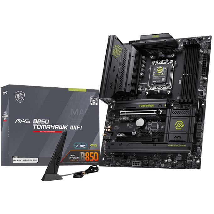 MSI MAG B850 TOMAHAWK WIFI matična ploča AMD B850 Utor AM5 ATX