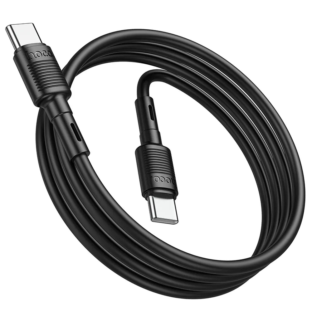 HOCO kabel Type C na Type C Power Delivery PD60W 3A Victory X83 1m črn