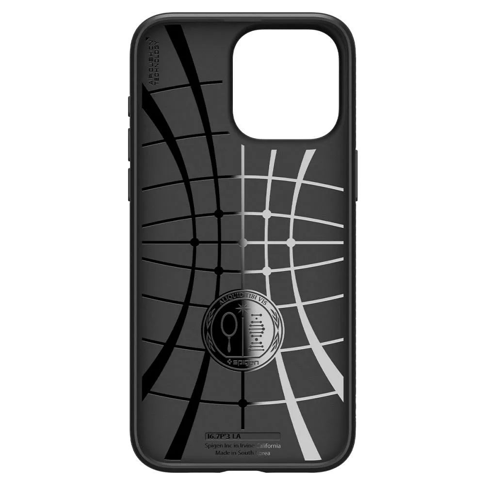 SPIGEN Liquid Air maska za IPHONE 15 PRO MAX mat crna