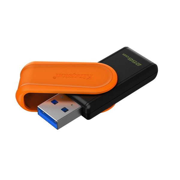 Kingston Technology DataTraveler Exodia S USB izbrisivi memorijski pogon 256 GB USB Tip-A 3.2 Gen 1 (3.1 Gen 1) Crno, Narančasto