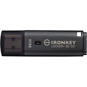 Kingston Technology IronKey Locker+ 50 G2 USB izbrisivi memorijski pogon 32 GB USB Tip-A 3.2 Gen 1 (3.1 Gen 1) Crno