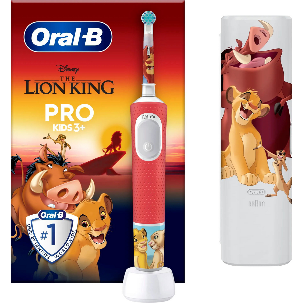 Oral-B Kids 80775003 električna četkica za zube Dječja Rotirajuće-oscilirajuća četkica za zube Bijelo