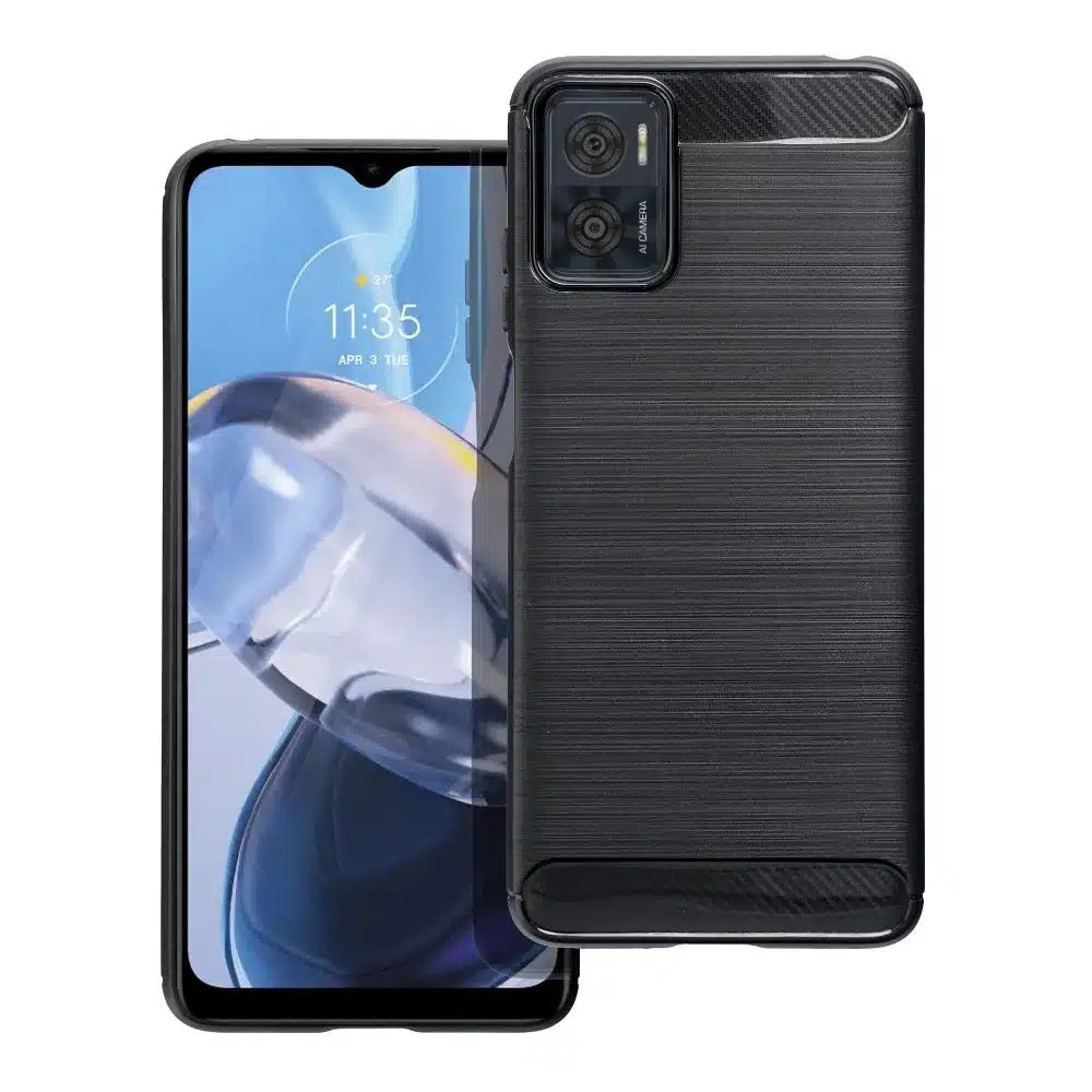 CARBON maska za MOTOROLA E22 / E22i črna
