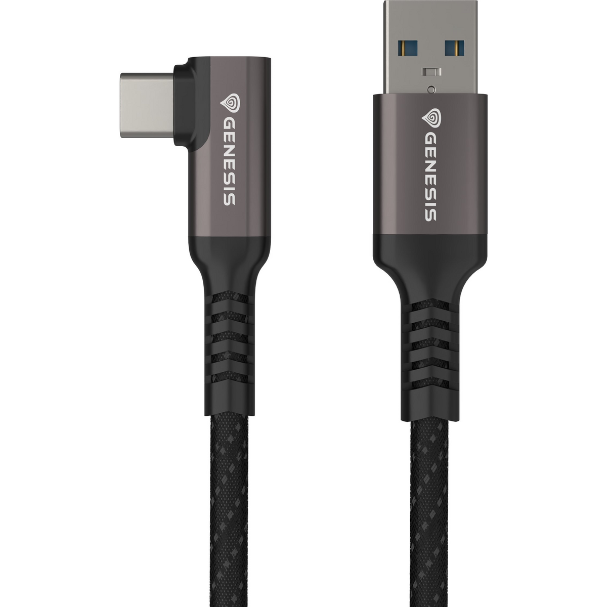 GENESIS NVC-2221 USB kabel USB 3.2 Gen 1 (3.1 Gen 1) 5 m USB A USB C Crno, Sivo