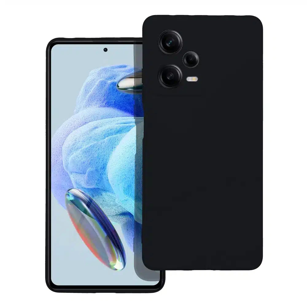 SILIKONSKA maska ​​za XIAOMI Redmi Note 12 Pro 5G crna