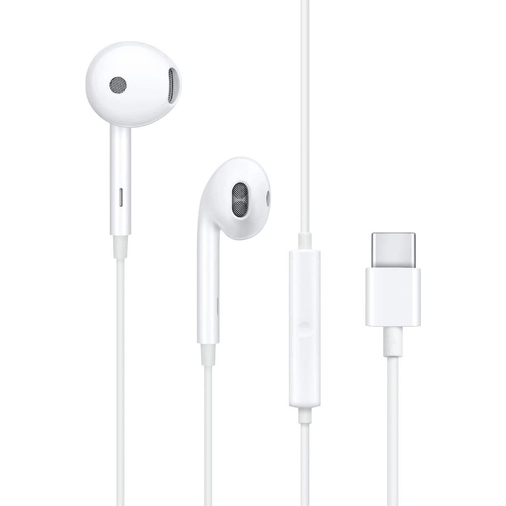 OPPO MH135-3 Slušalice Žičano U uhu Pozivi/glazba USB Tip-C Bijelo