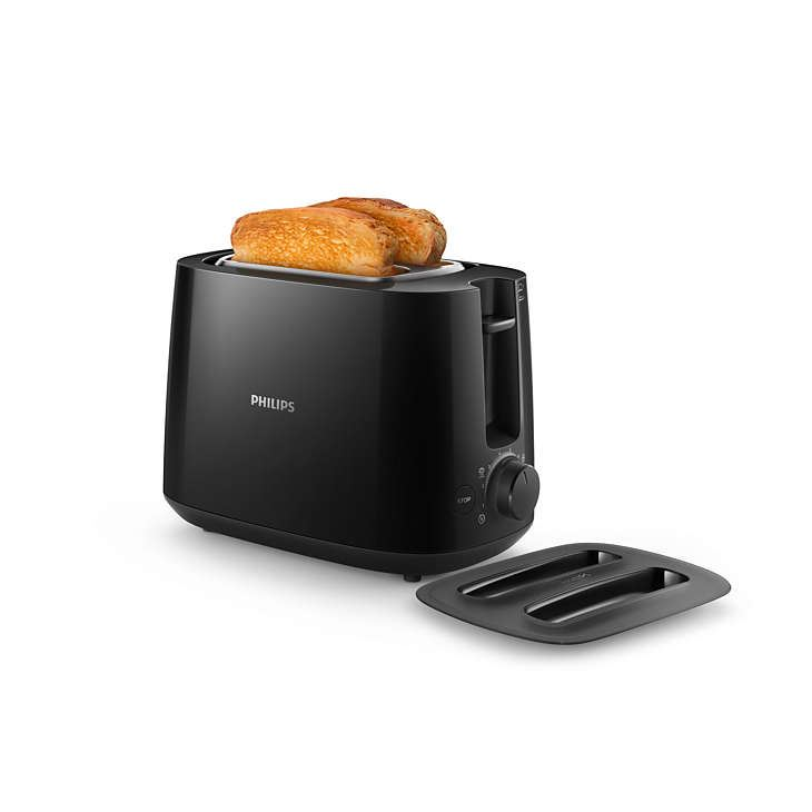 Philips Daily Collection HD2582/90 toster 8 2 kriške 830 W Crno