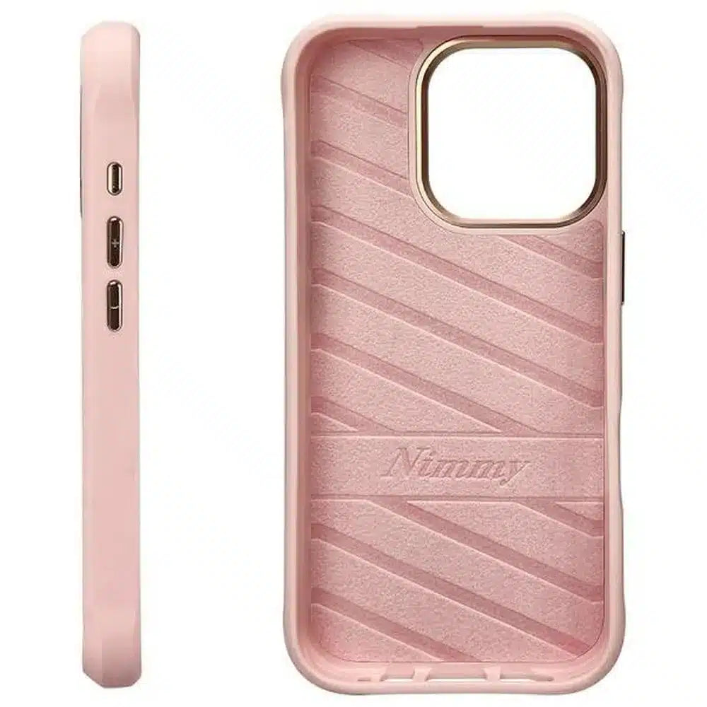 NIMMY GLASSES COOL CAT etui za iPhone 16 Pro roza