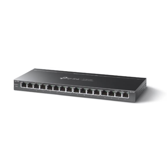 TP-Link TL-SG116P mrežni prekidač Neupravljano Gigabit Ethernet (10/100/1000) Crno