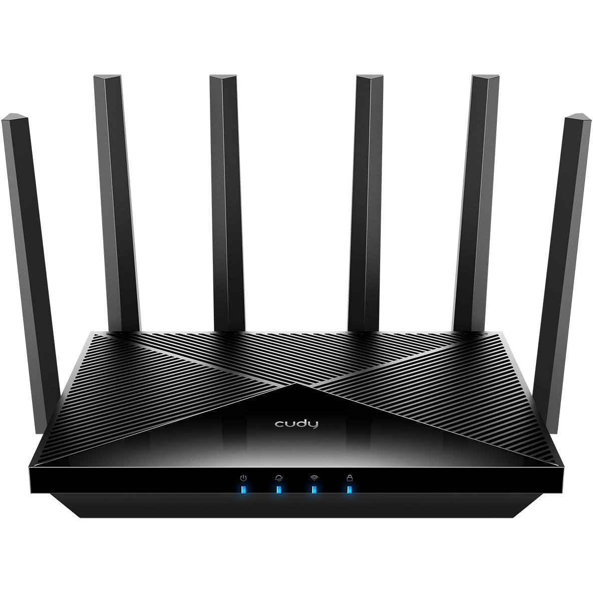 Cudy WR6500 bežični usmjerivač Gigabit Ethernet Dvofrekvencijski (2,4 GHz / 5 GHz) Crno