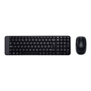 Logitech Wireless Combo MK220 tipkovnica Miš priložen RF bežični QWERTY US Međunarodna Crno