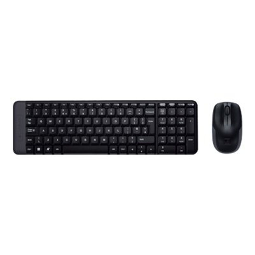 Logitech Wireless Combo MK220 tipkovnica Miš priložen RF bežični QWERTY US Međunarodna Crno