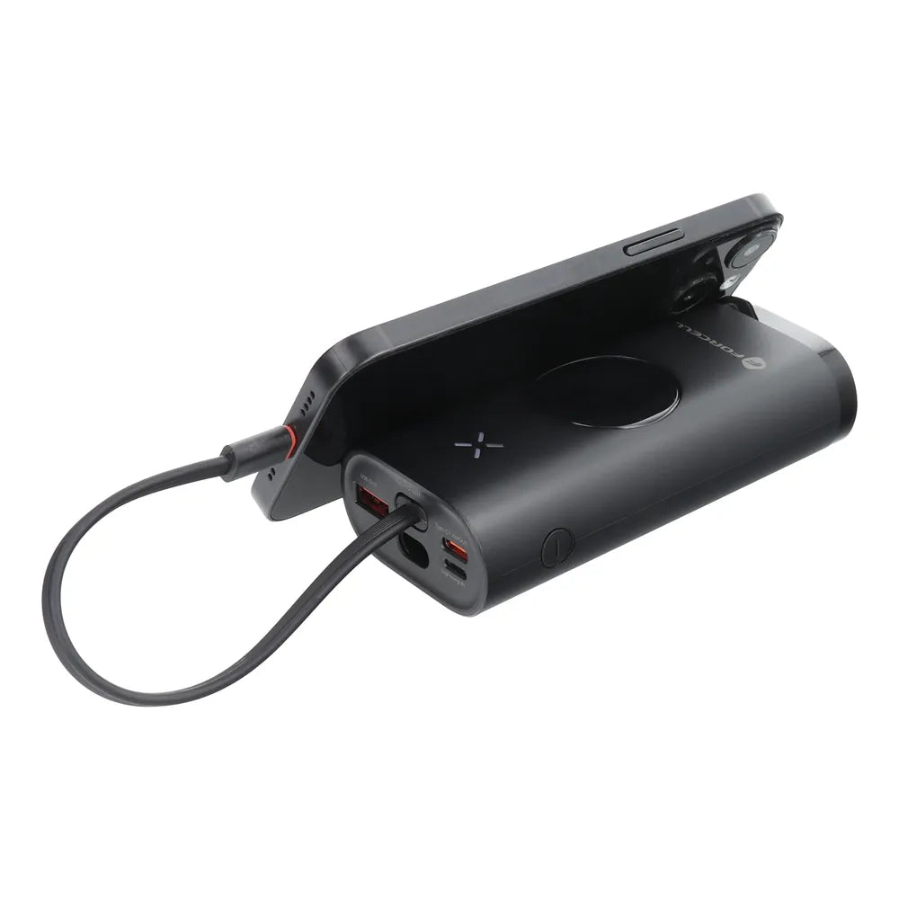 FORCELL Powerbank F-Energy F10k1 10.000 mAh, združljiv z Apple Watch, črn