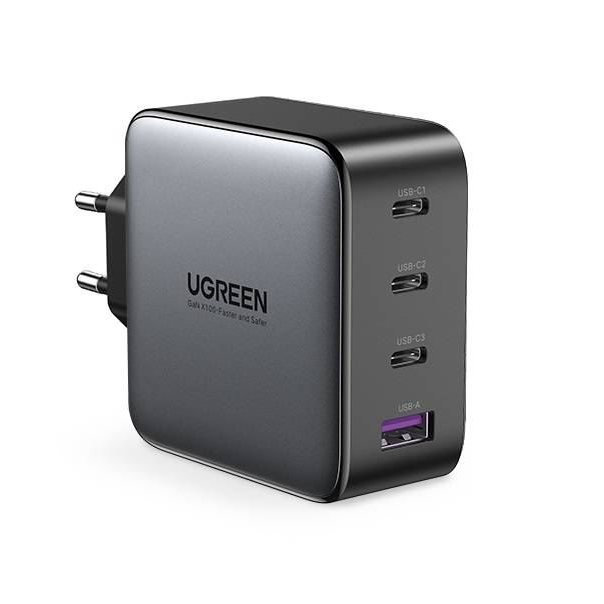 Ugreen 40747 punjač za mobitel Univerzalno Crno AC Brzo punjenje U zatvorenom