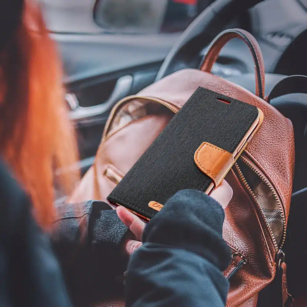 CANVAS Book case za XIAOMI Redmi Note12S crna