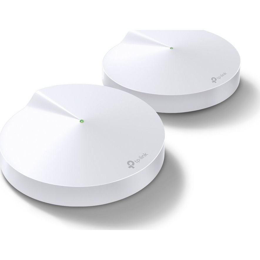 TP-Link Deco M5 (2-Pack) Dvofrekvencijski (2,4 GHz / 5 GHz) Wi-Fi 5 (802.11ac) Bijelo Unutarnji