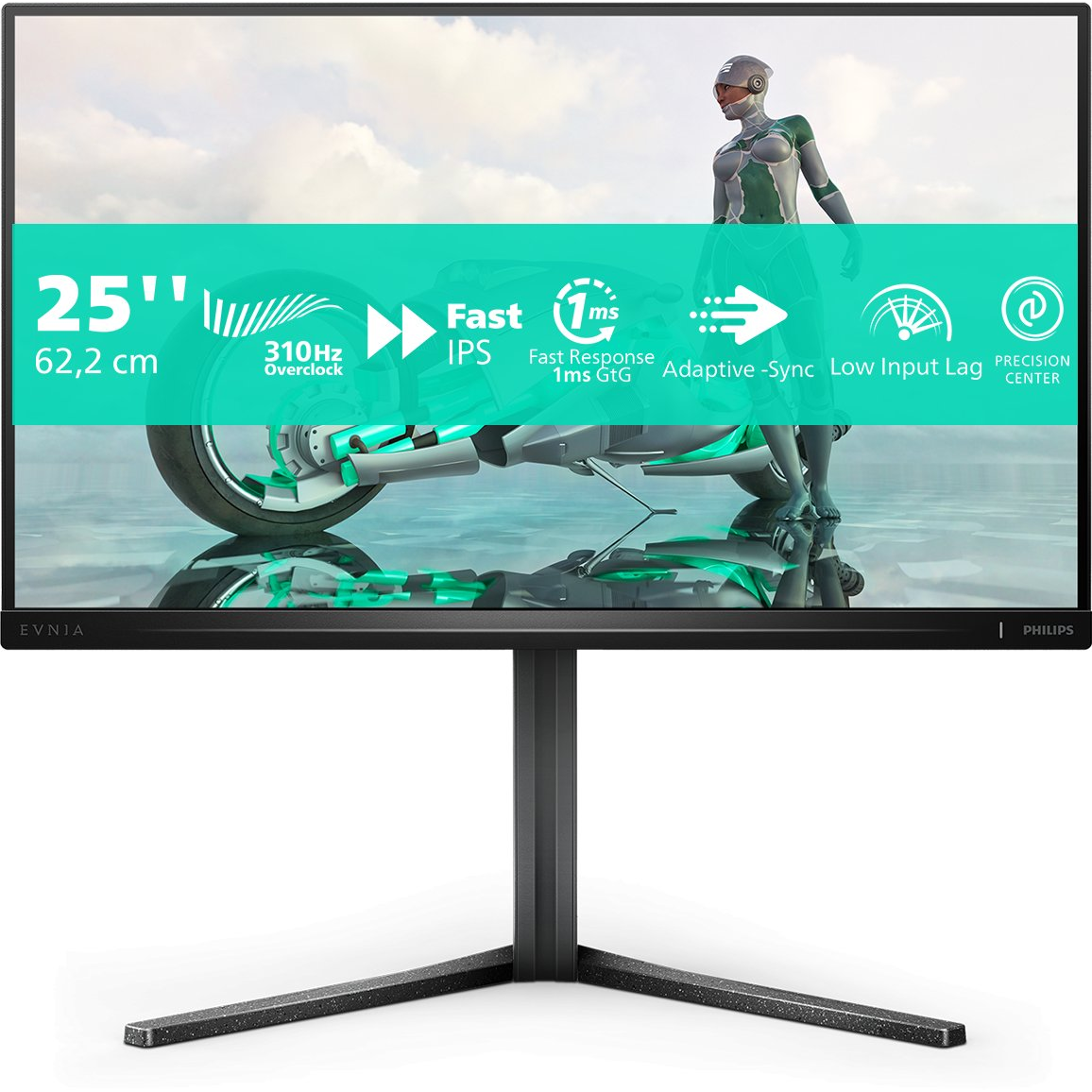 Philips Evnia 3000 25M2N3200U/00 računalni monitor 62,2 cm (24.5") 1920 x 1080 pikseli Full HD LCD Sivo