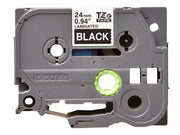 BROTHER TRAK TZE355 bela/črna 24mm 8m