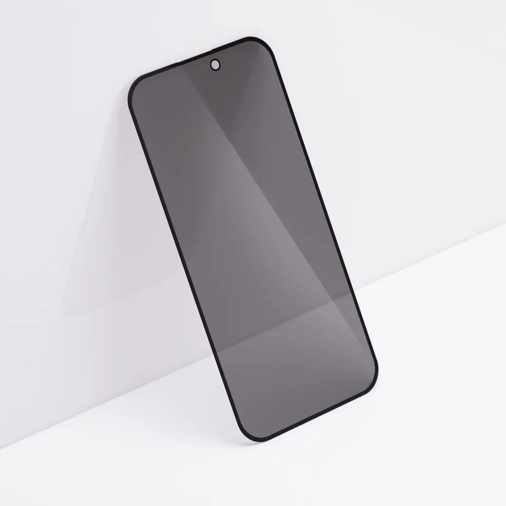 Kaljeno steklo Forcell Privacy Glass Anti-spy za iPhone 16 Pro črno