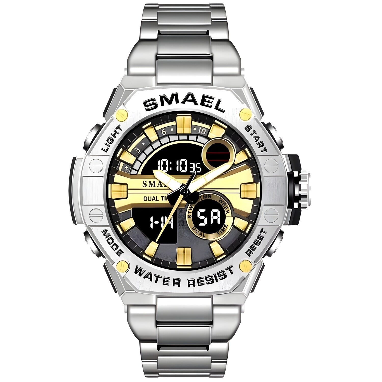 Sat SMAEL EF-35292 - Srebrna / Zlatna KP35292