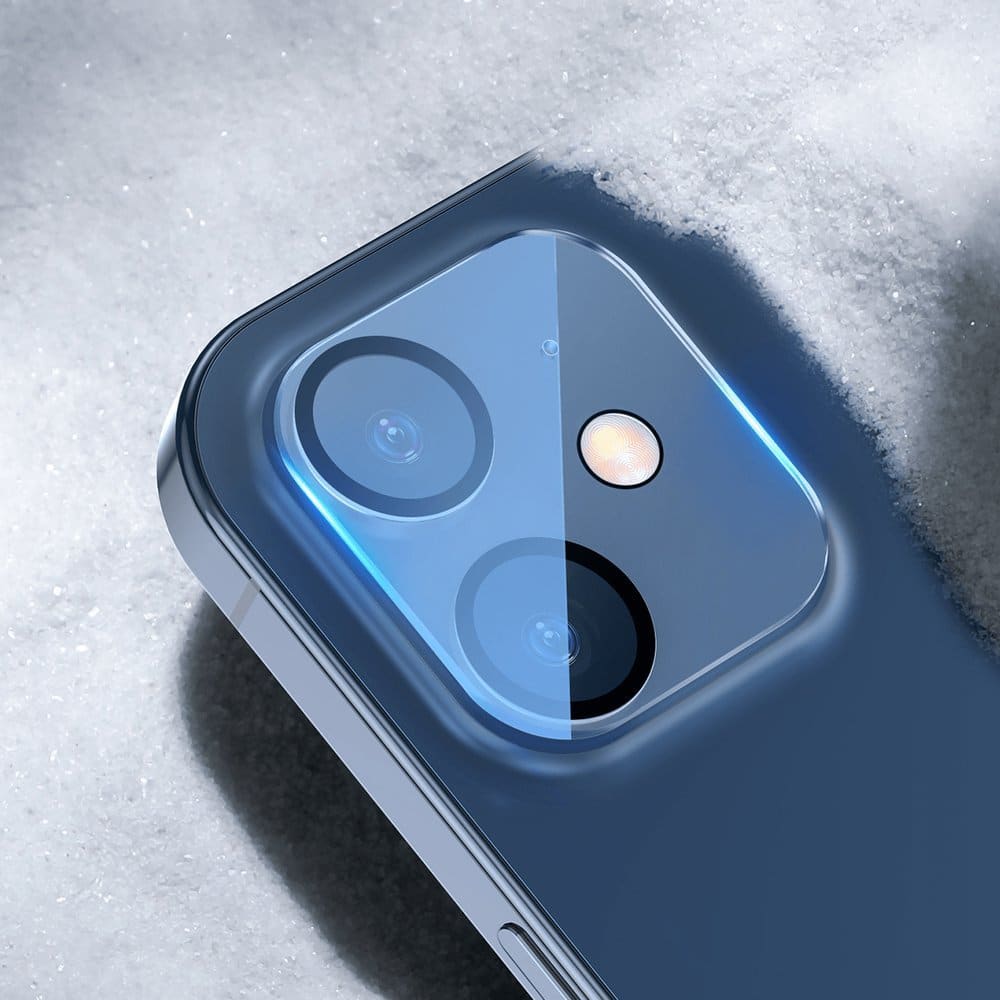 Baseus 2 kosa kaljenega stekla za kamero za iPhone 12 mini