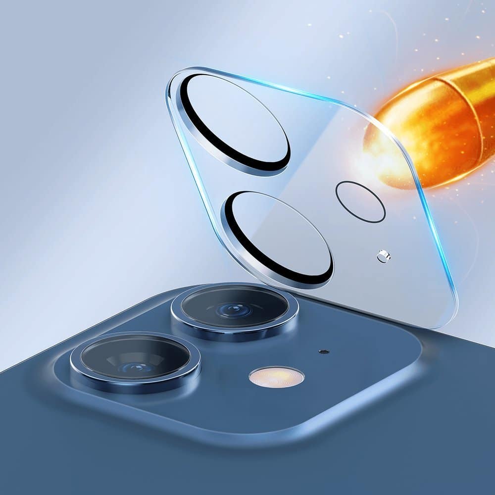 Baseus 2 kosa kaljenega stekla za kamero za iPhone 12 mini