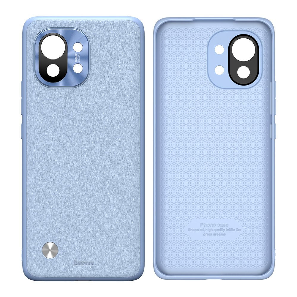 Baseus Alloy Leather Case ovitek s pokrovčkom za kamero Xiaomi Mi 11