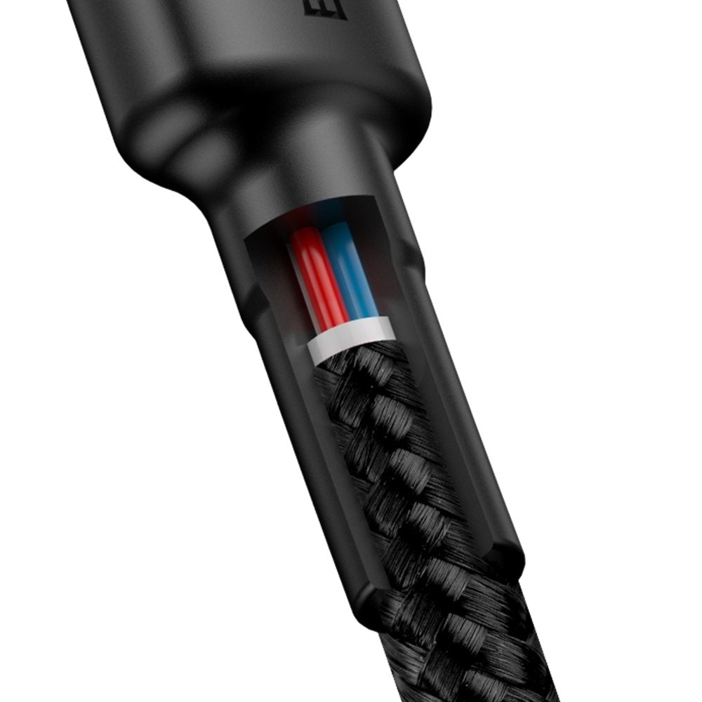 Baseus Cafule kabel pletenica USB-C PD / USB-C PD PD2.0 60W 20V 3A QC3.0 2m