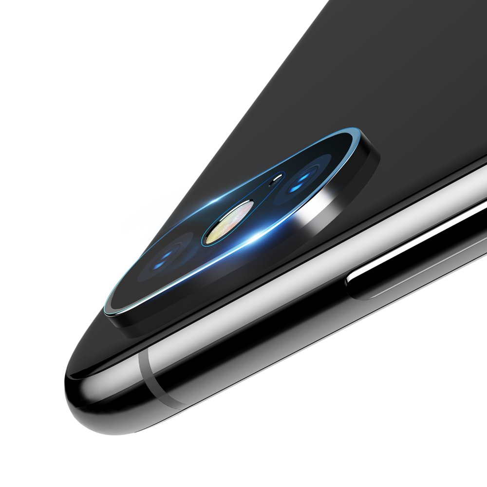 Kaljeno steklo za kamero 2 x Baseus za iPhone X / XS / XS Max