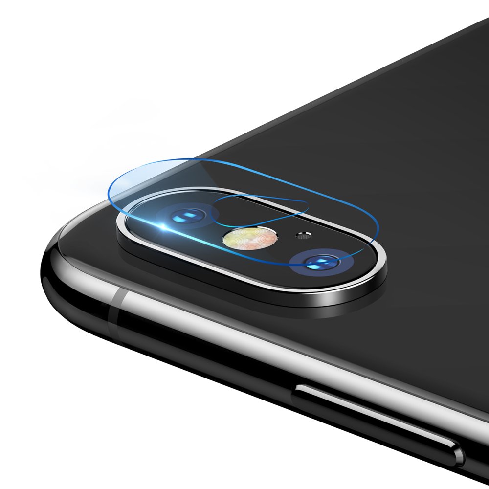Kaljeno steklo za kamero 2 x Baseus za iPhone X / XS / XS Max