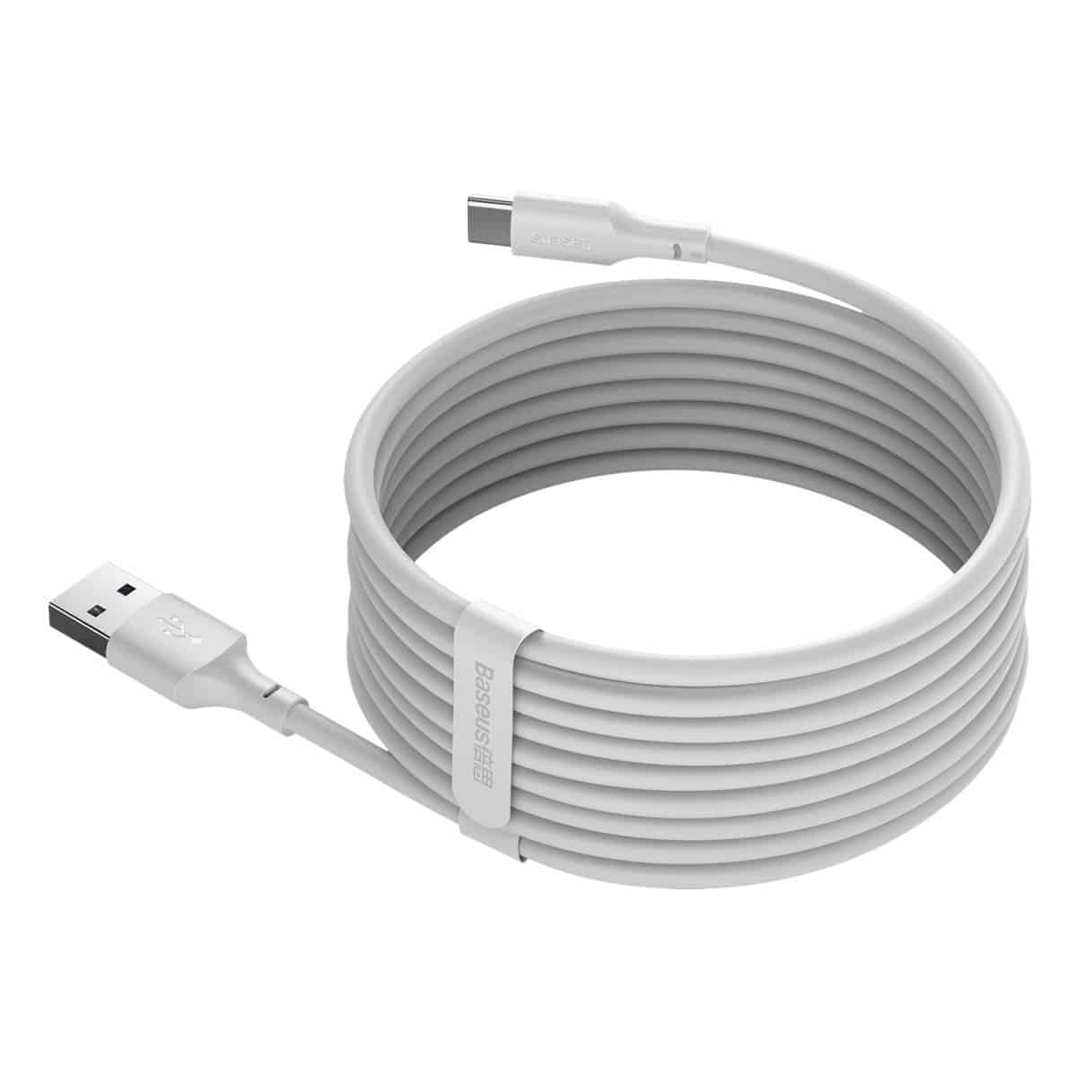 Baseus Simple Wisdom Data Cable Kit USB na Type-C 5A (2kom/Set) 1.5m bel