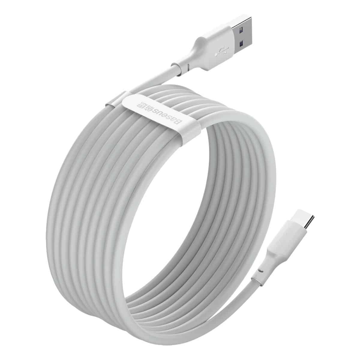 Baseus Simple Wisdom Data Cable Kit USB na Type-C 5A (2kom/Set) 1.5m bel