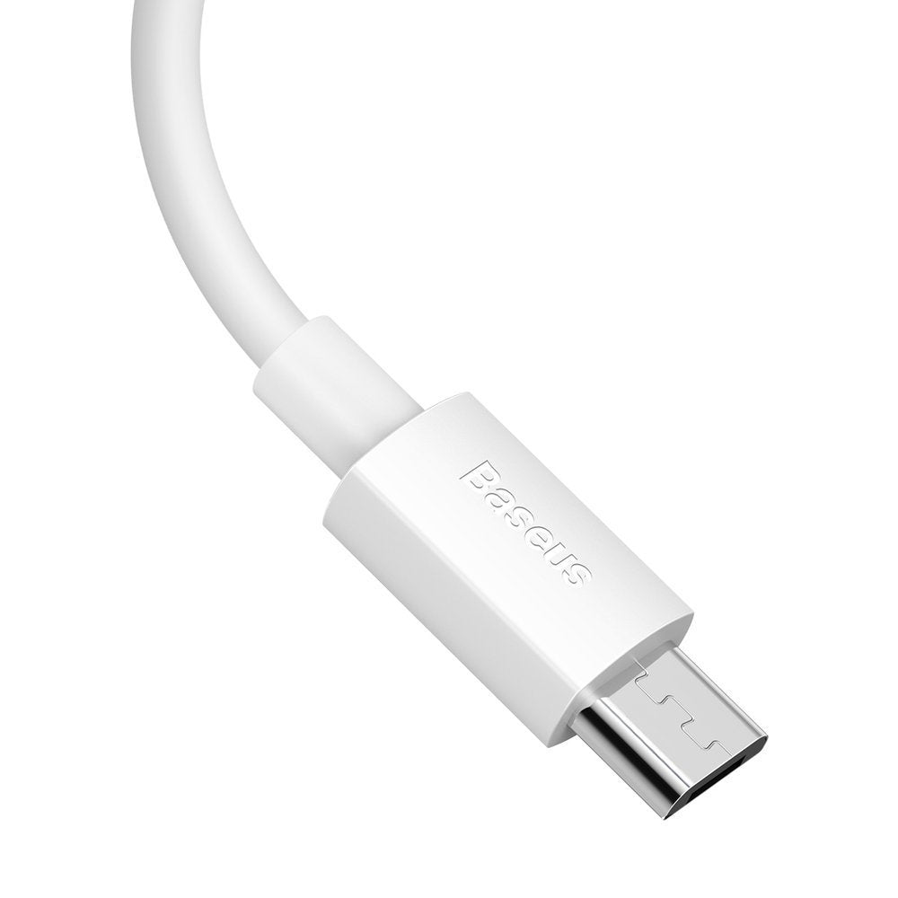 Baseus Simple Wisdom komplet kablov (2 kosa) USB - Micro USB 2,1 A 150 cm