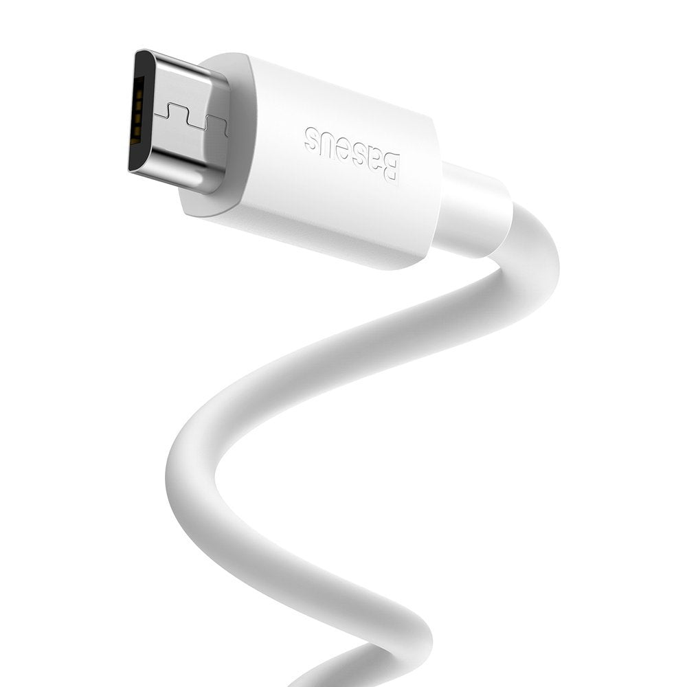 Baseus Simple Wisdom komplet kablov (2 kosa) USB - Micro USB 2,1 A 150 cm