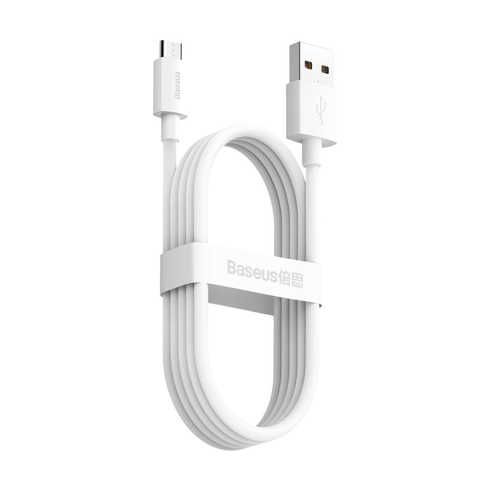 Baseus Simple Wisdom komplet kablov (2 kosa) USB - Micro USB 2,1 A 150 cm