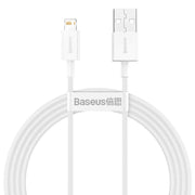 Baseus Superior Series kabel USB na Lightning 2.4A 1,5m (bijeli)