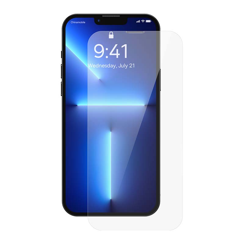 Baseus kaljeno steklo 0,3 mm (6,7 inča) za iPhone 13 Pro Max 2021 2 kosa