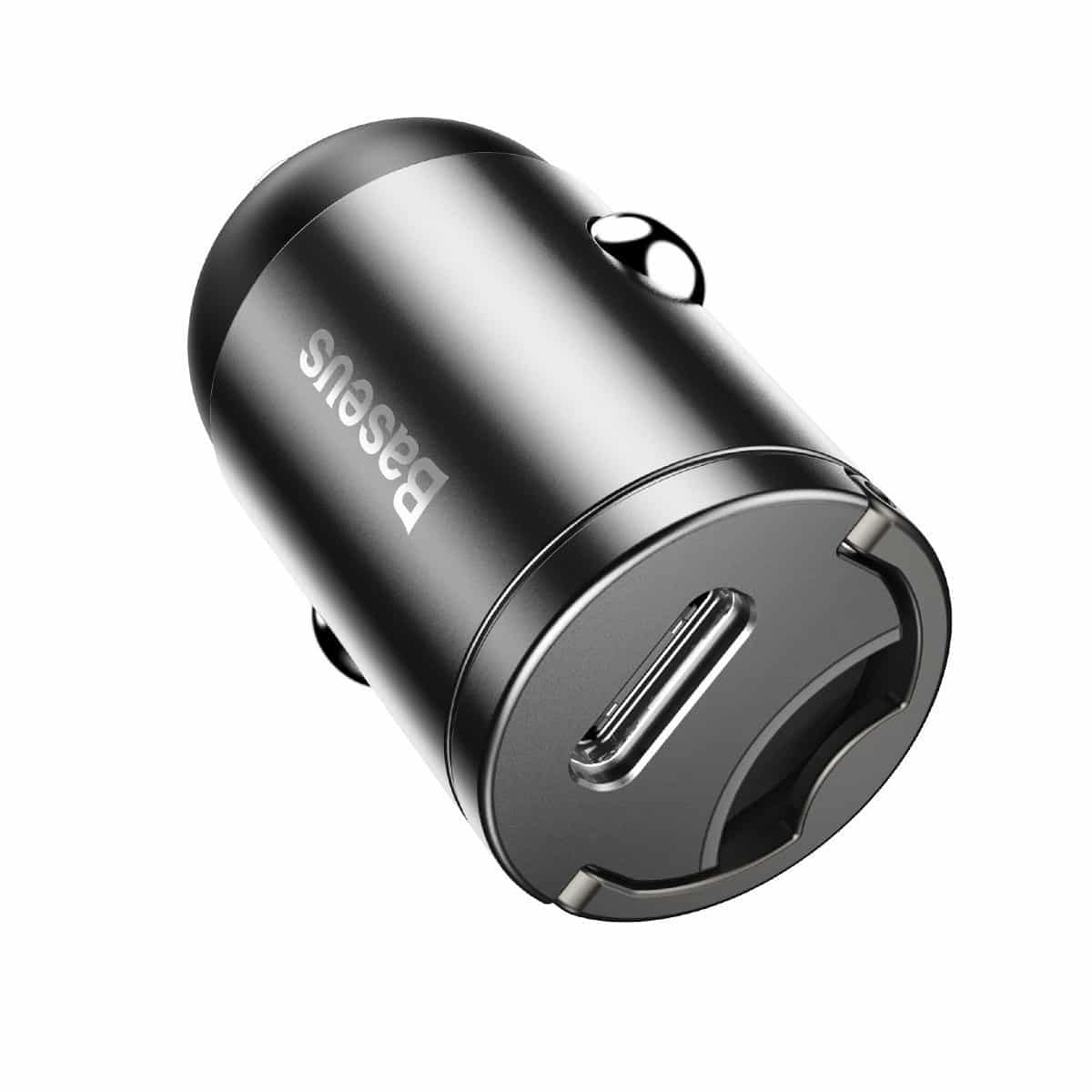 Baseus Tiny Star Mini PPS avtopolnilec Type-C priključek 30 W siv