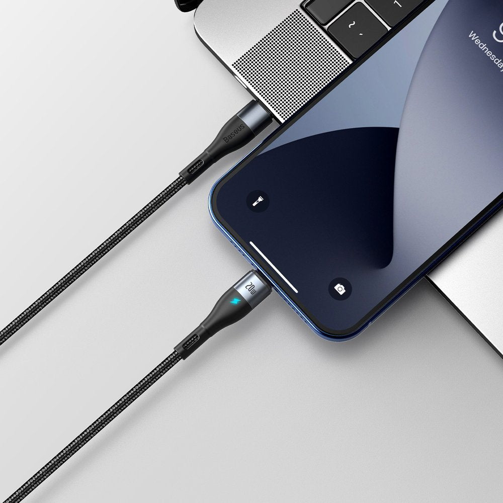 Baseus Zinc USB Type-C na Lightning magnetni kabel Power Delivery 20 W 1 m