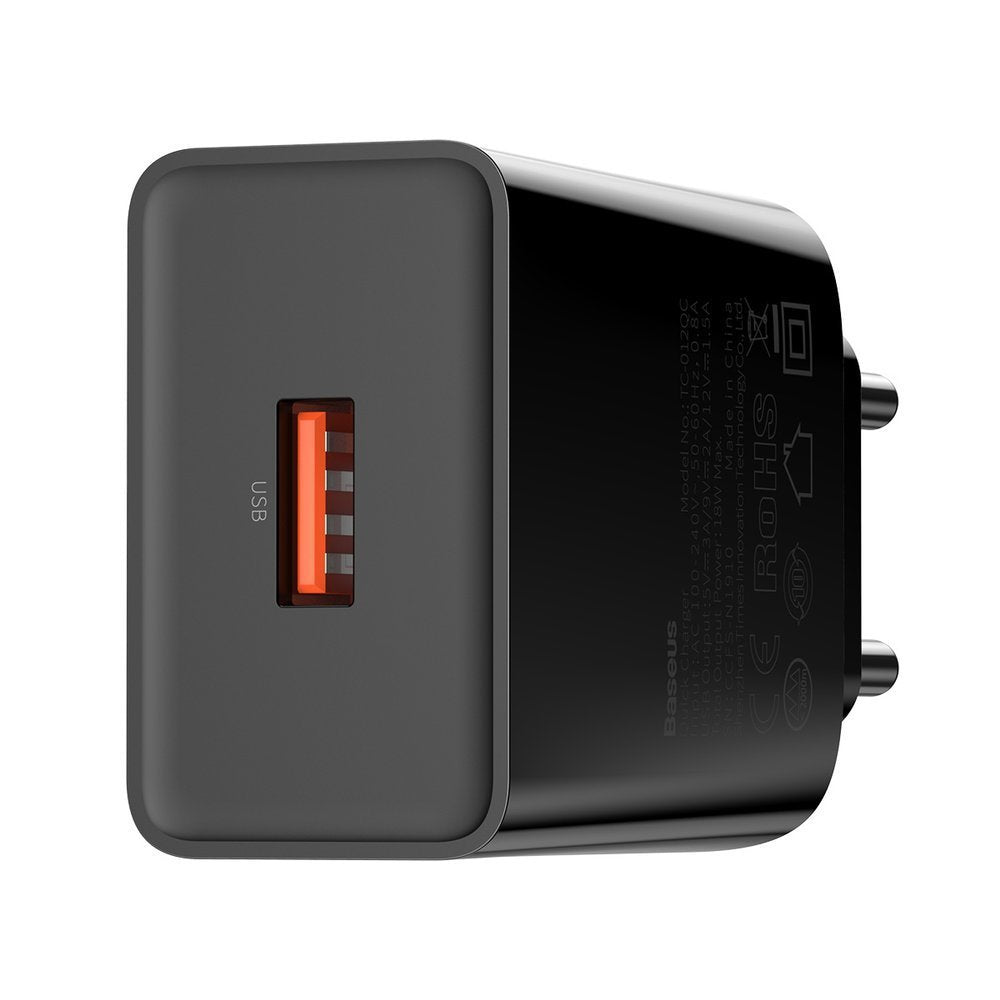 BASEUS Speed Mini QC 1x USB hitri polnilec 18W EU