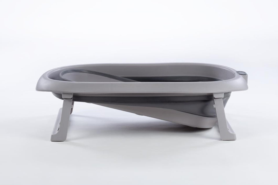 Sklopiva kadica s podlogom i termometrom dark grey