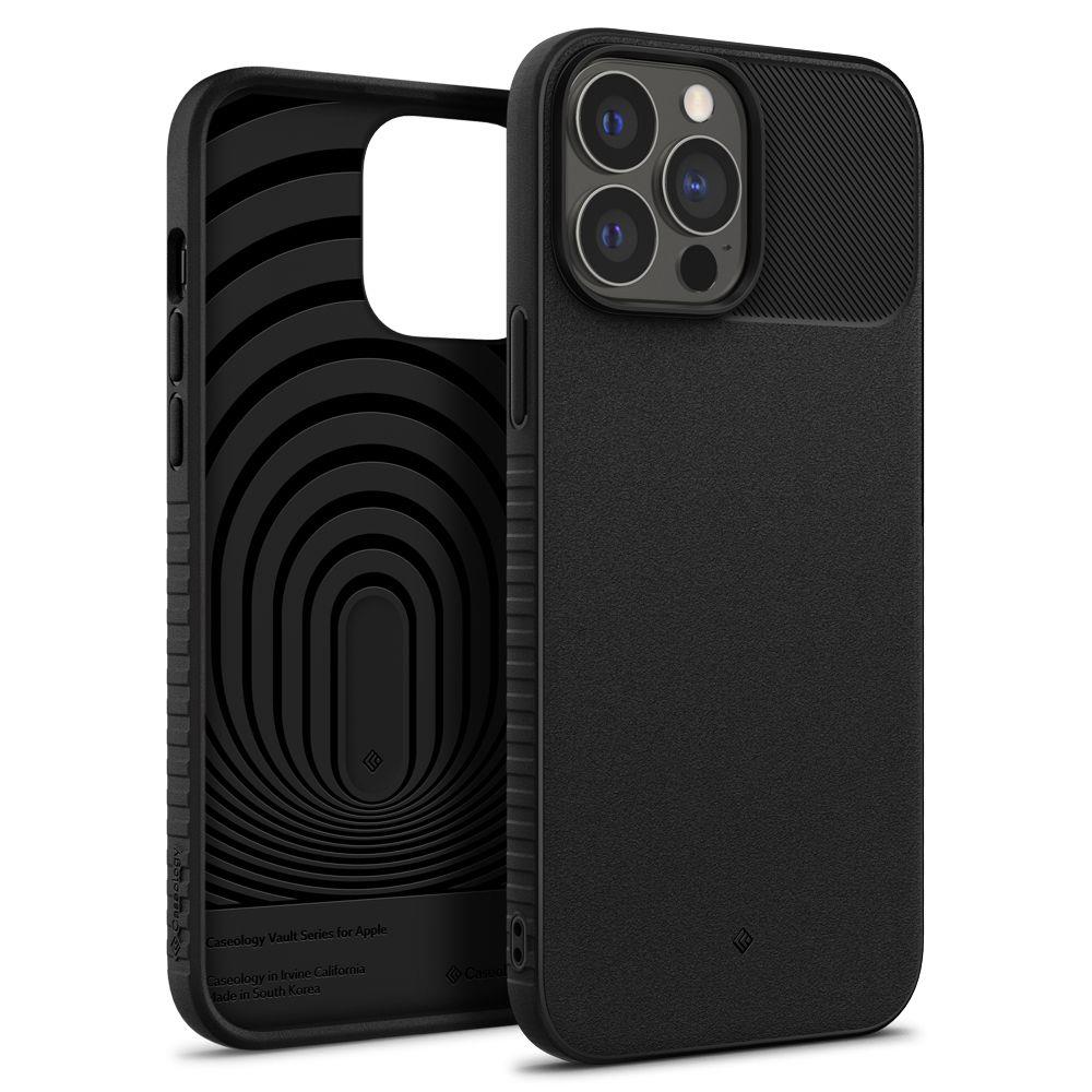 Caseology Vault za iPhone 13 Pro Max mat črna