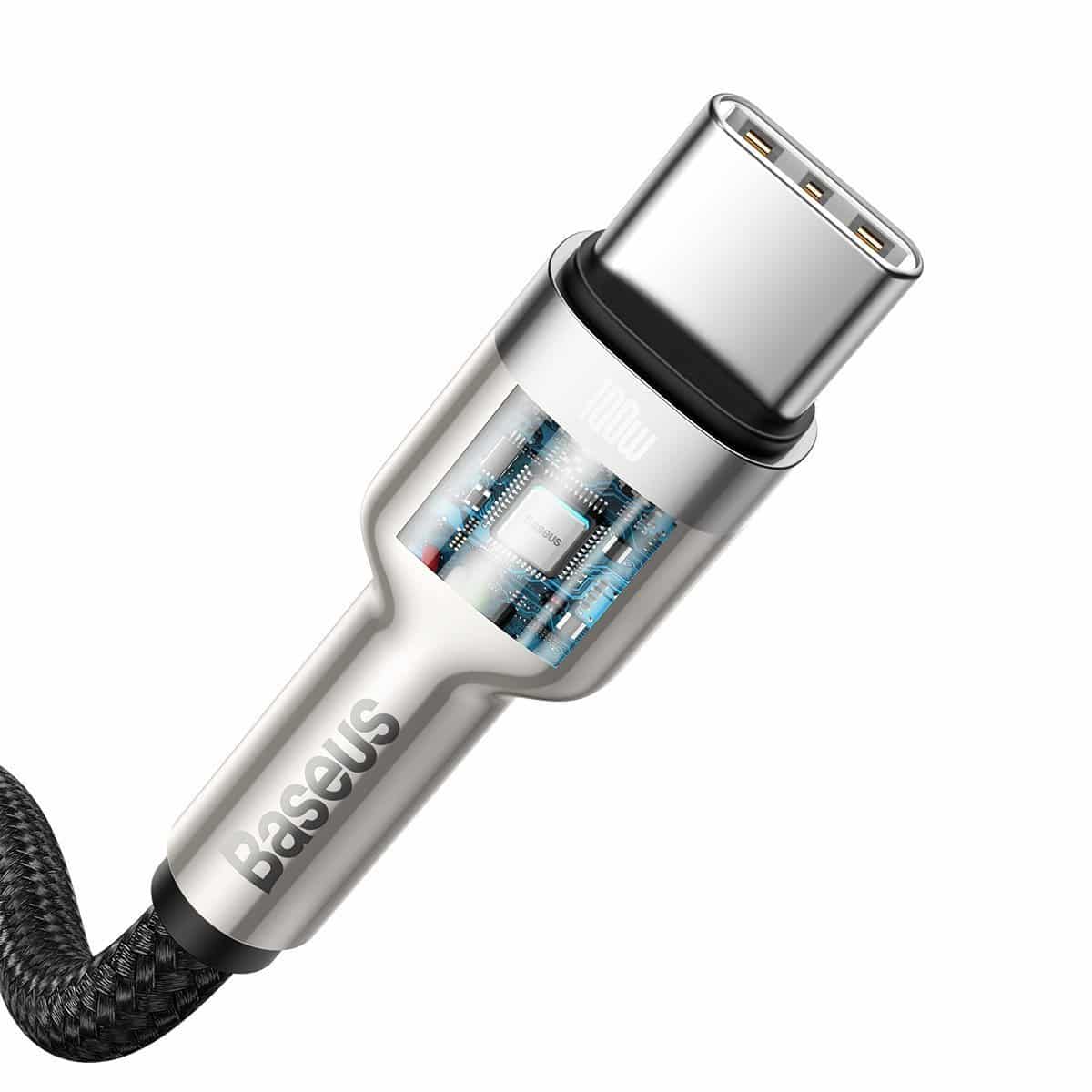 Baseus Cafule kabel USB-C na USB-C 100W 2m (črn)