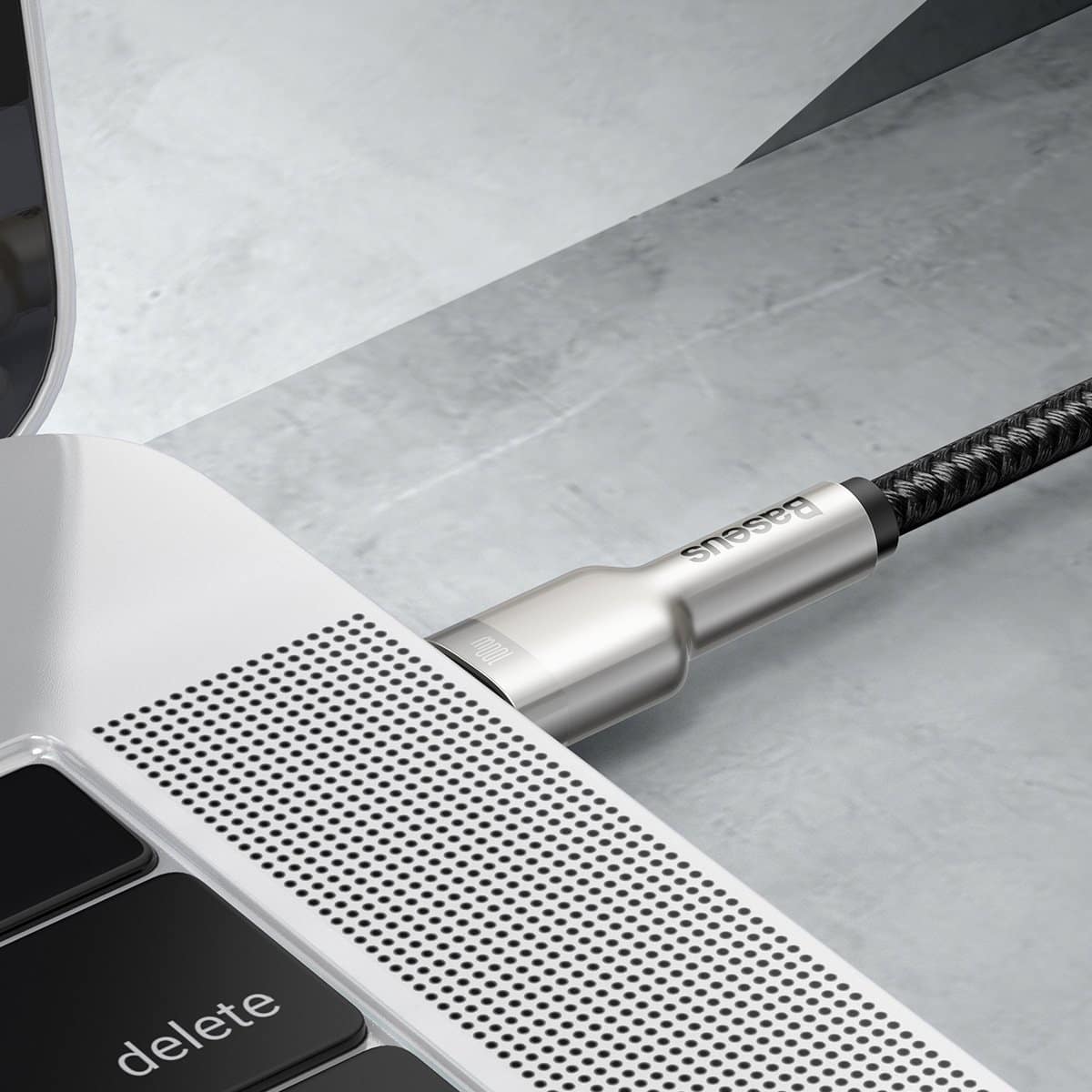 Baseus Cafule kabel USB-C na USB-C 100W 2m (črn)